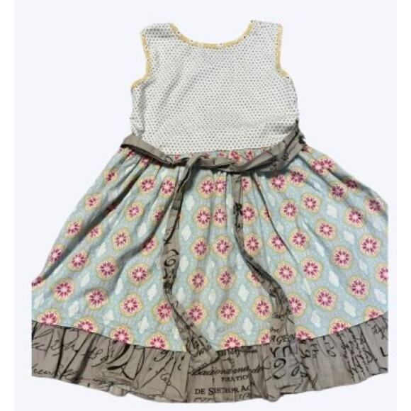 Mustard Pie 5T Dress for Girls Ruffle Tunic Flowered Dress - Picture 5 of 5